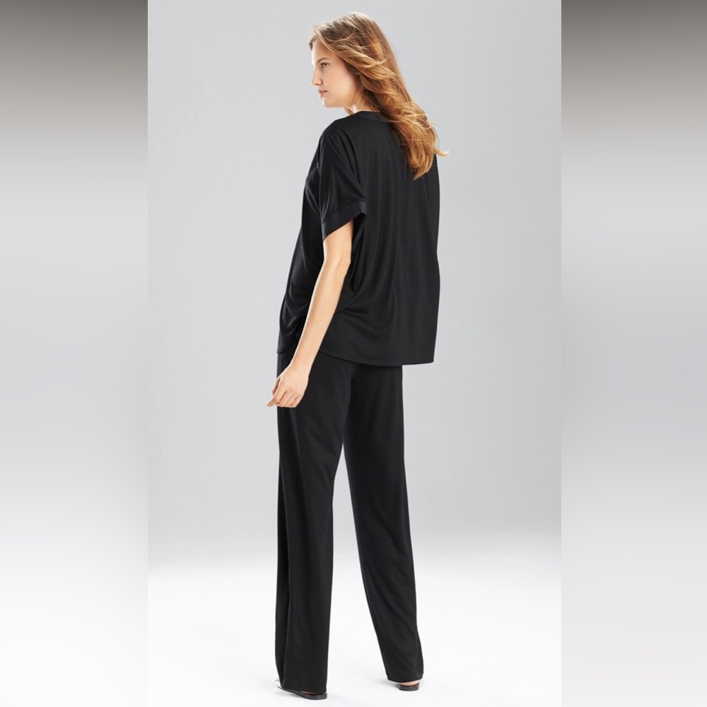 NEW NATORI CONGO DOLMAN KIMONO BLACK 2PC PJ SET - Picture 6 of 14